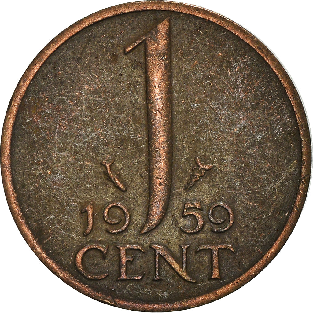 Munten, Nederland, Cent, 1959