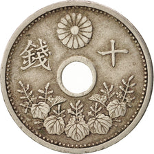 Japan, Yoshihito, 10 Sen, 1925, EF(40-45), Copper-nickel, KM:45