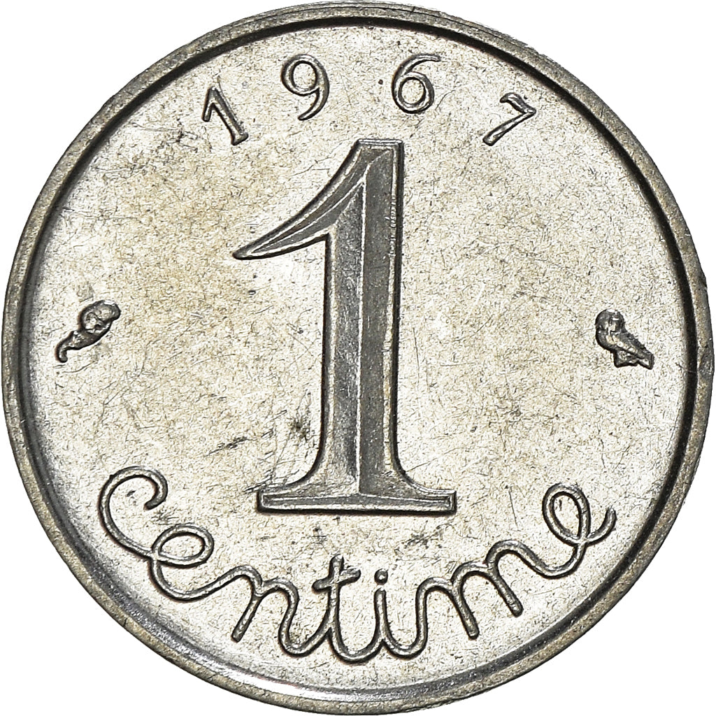 Moneta, Francia, Centime, 1967
