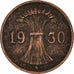 Monnaie, Allemagne, République de Weimar, Reichspfennig, 1930
