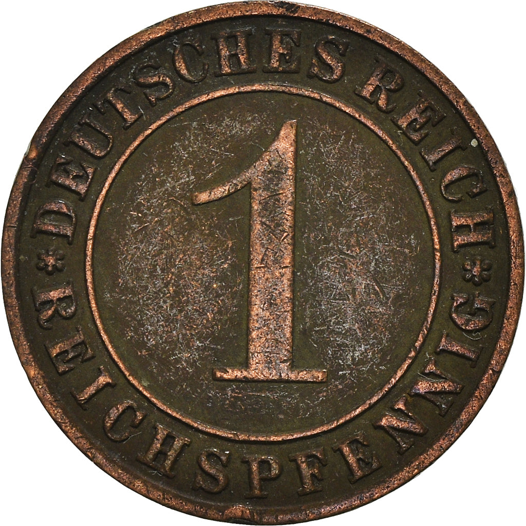Münze, Deutschland, Weimarer Republik, Reichspfennig, 1930