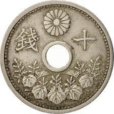 Japan, Yoshihito, 10 Sen, 1926, EF(40-45), Copper-nickel, KM:45