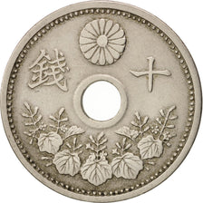 Japan, Hirohito, 10 Sen, 1928, EF(40-45), Copper-nickel, KM:49