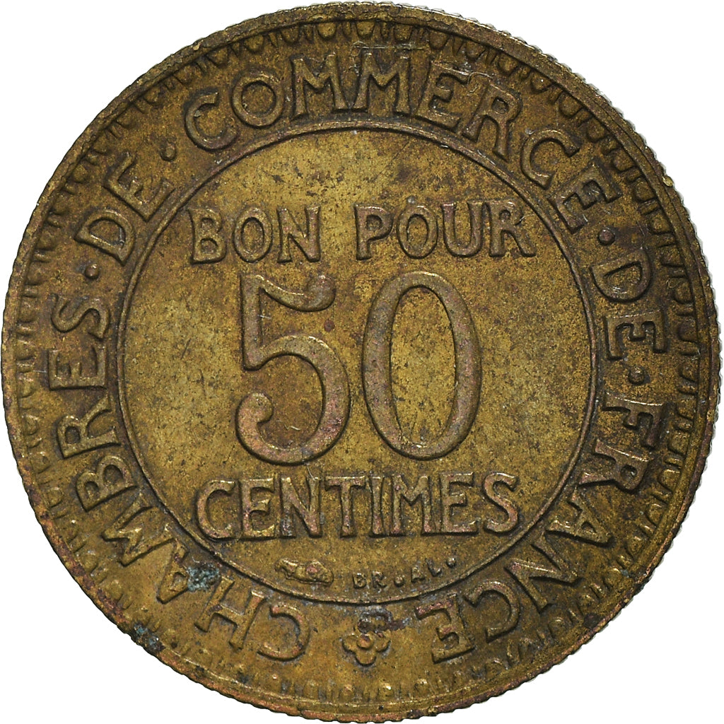 Moneta, Francia, 50 Centimes, 1921