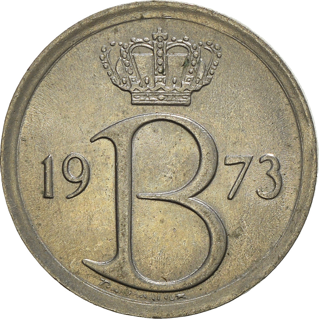 Coin, Belgium, 25 Centimes, 1973