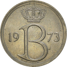 Coin, Belgium, 25 Centimes, 1973