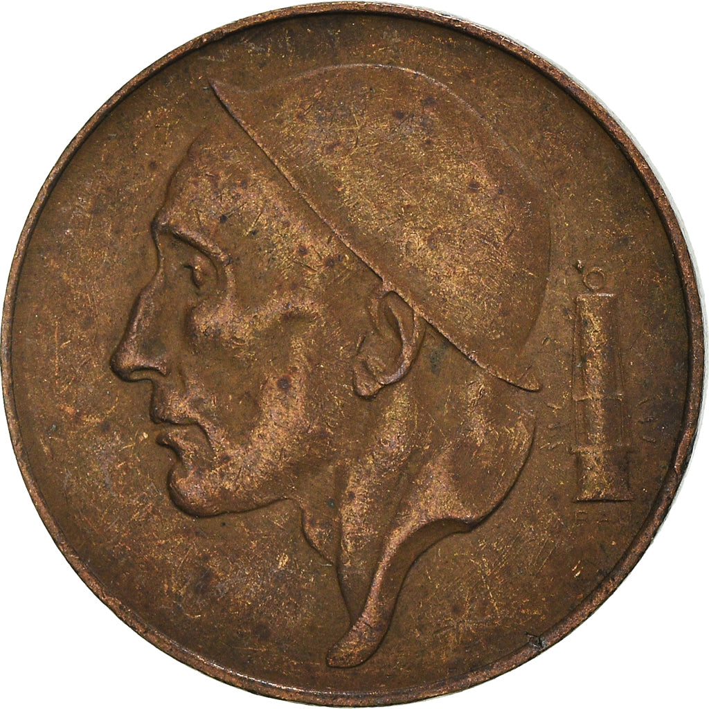 Coin, Belgium, 50 Centimes, 1955