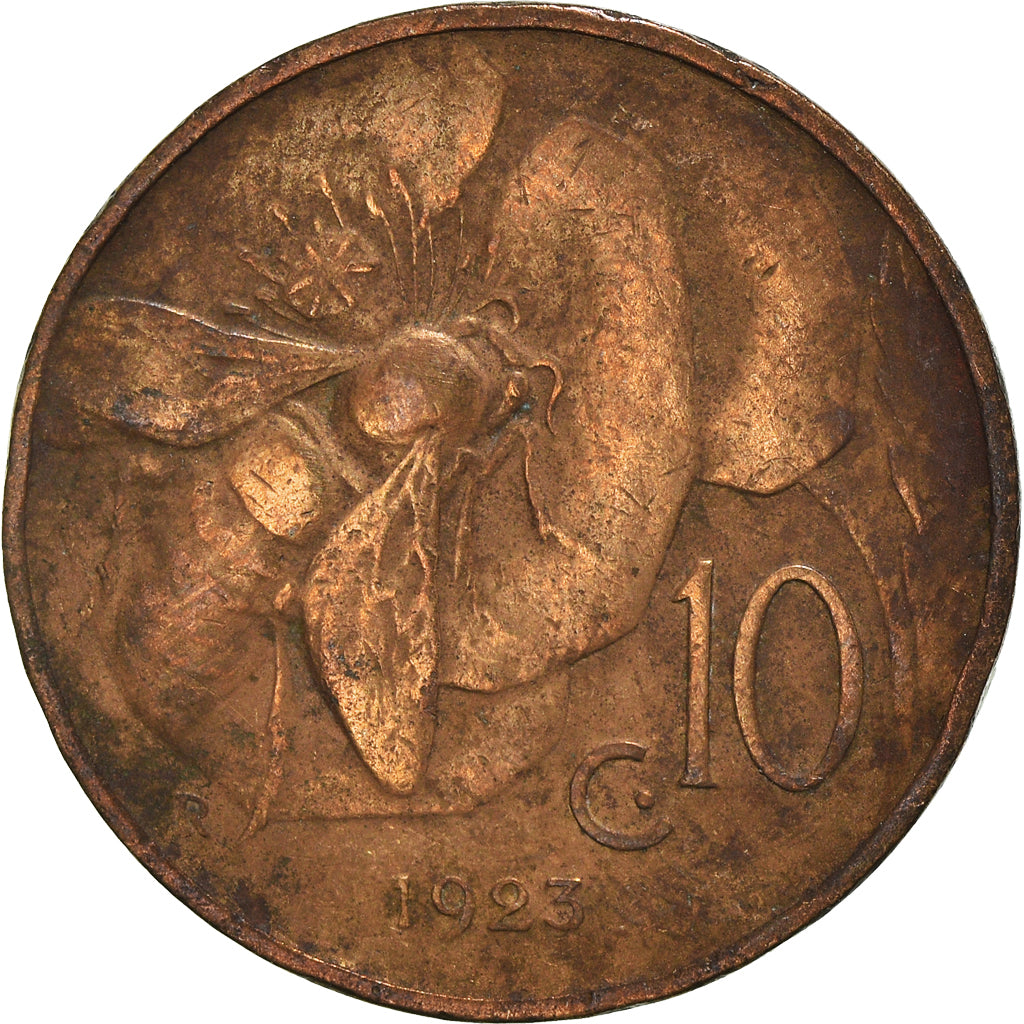 Monnaie, Italie, 10 Centesimi, 1923