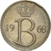 Moneta, Belgia, 25 Centimes, 1968