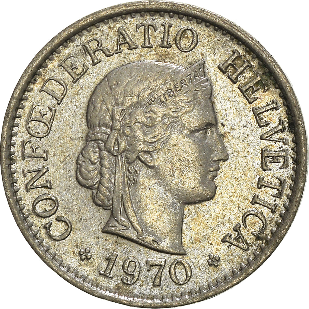 Coin, Switzerland, 10 Rappen, 1970
