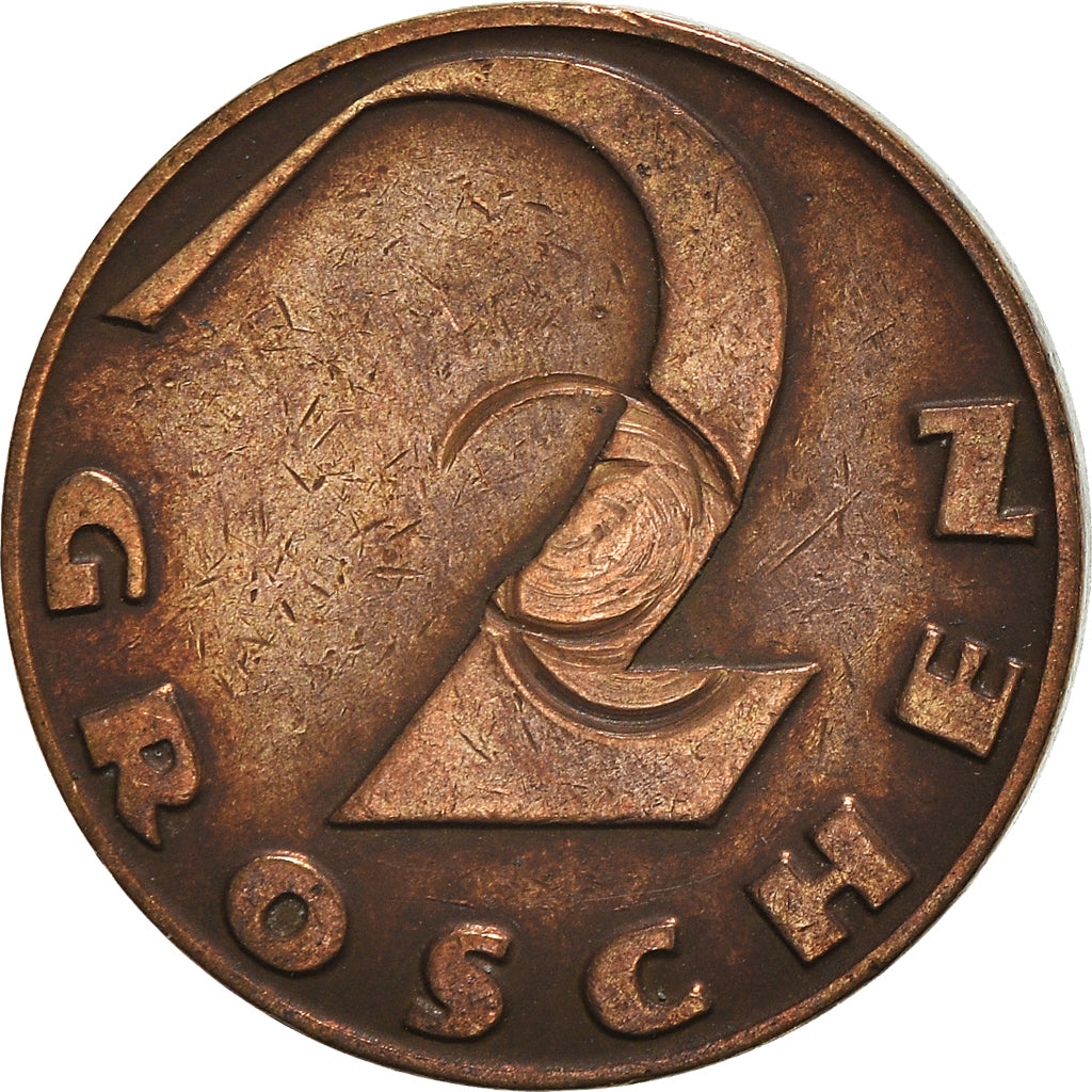 Monnaie, Autriche, 2 Groschen, 1928