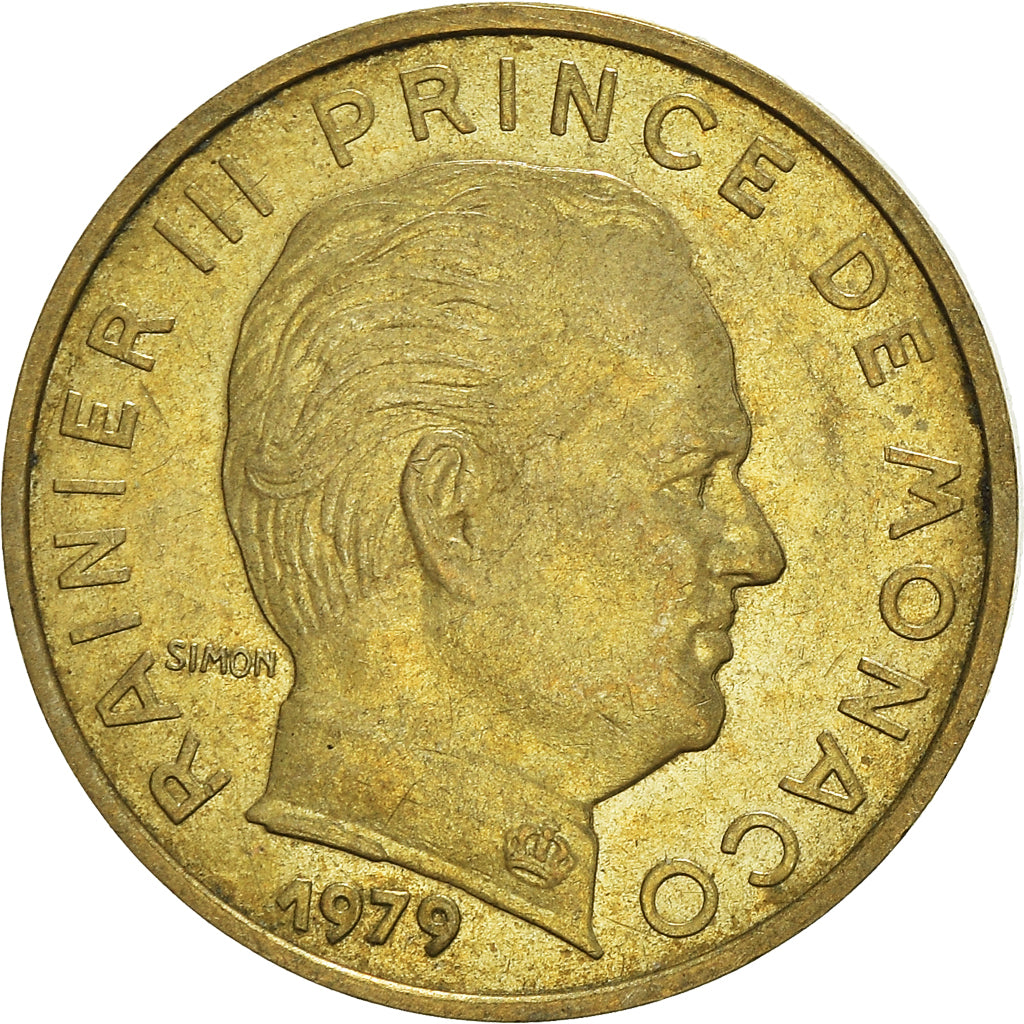 Moneta, Monaco, 10 Centimes, 1979
