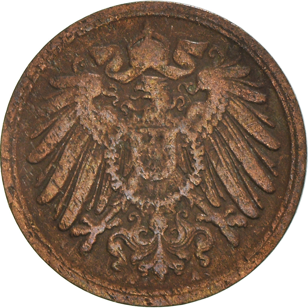Moneta, NIEMCY - IMPERIUM, Pfennig, 1907