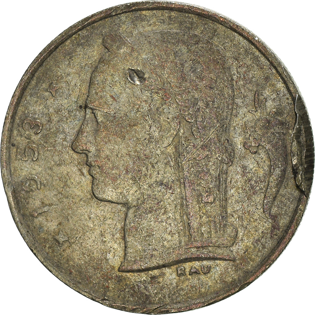 Moneda, Bélgica, Franc, 1953