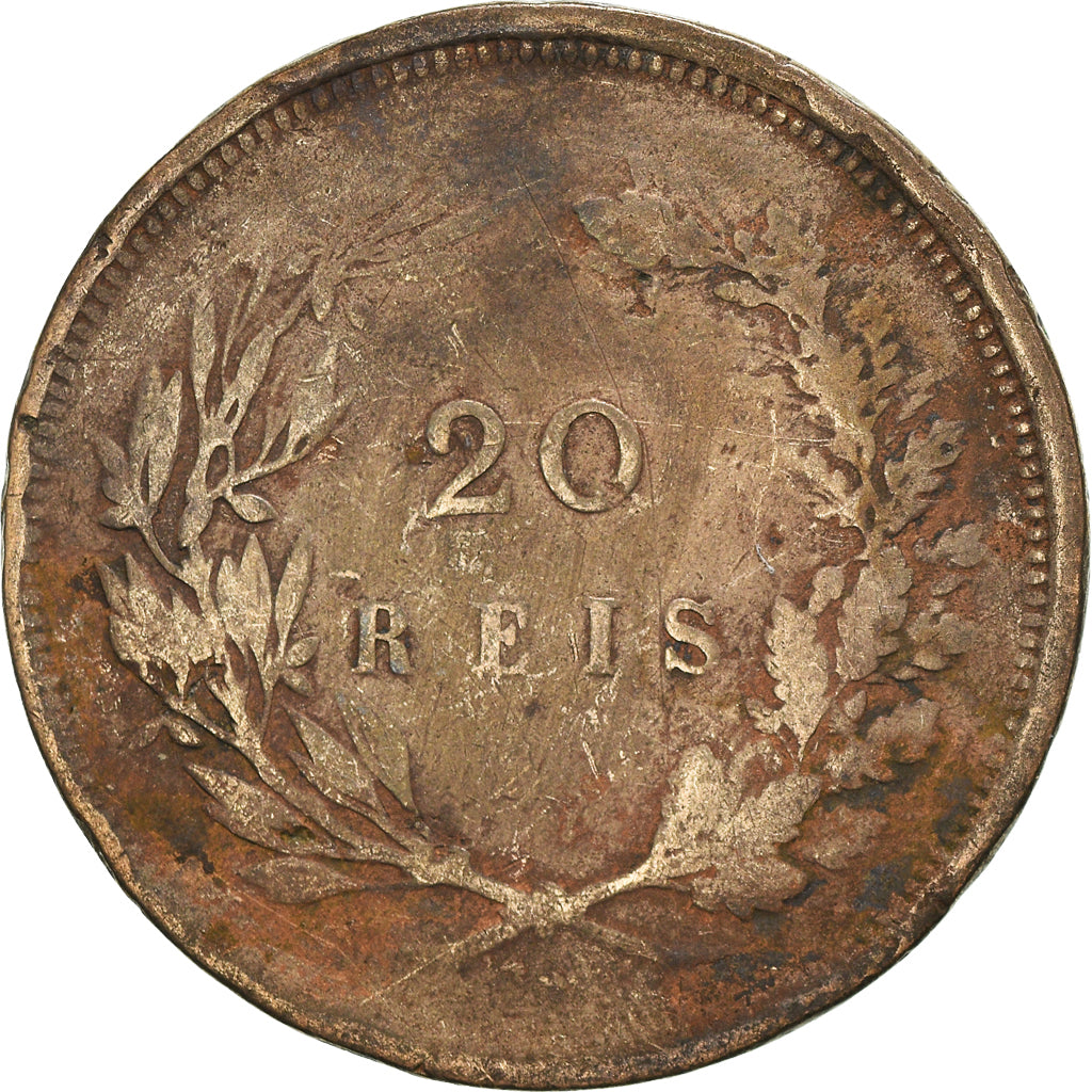 Munten, Portugal, 20 Reis, 1892