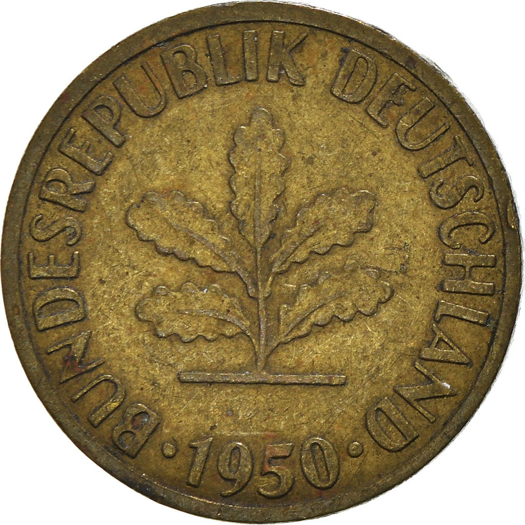 Münze, Bundesrepublik Deutschland, 5 Pfennig, 1950