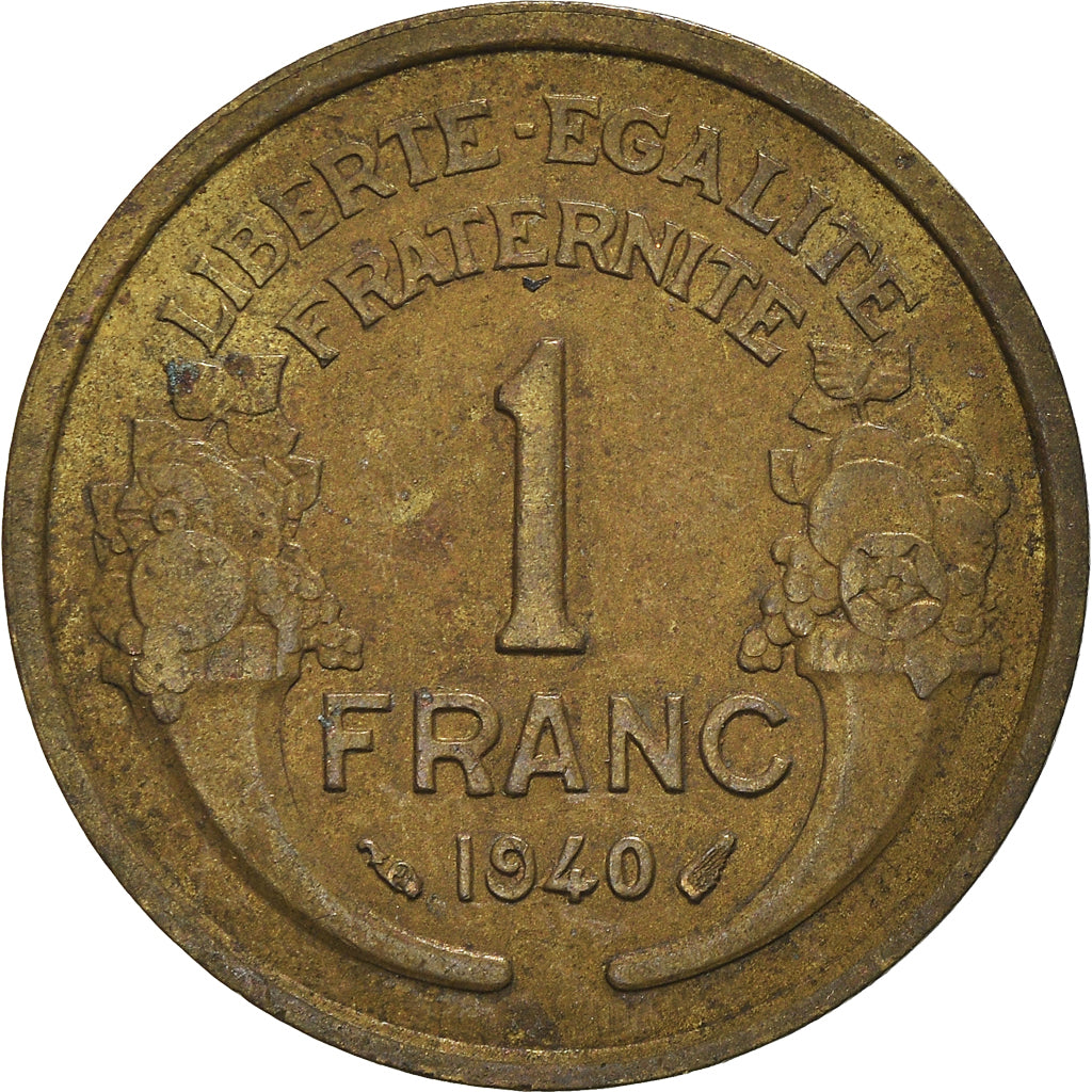 Munten, Frankrijk, Franc, 1940