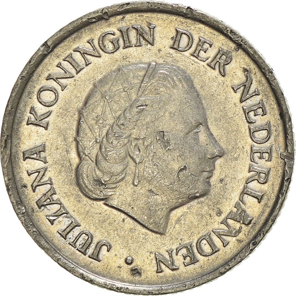 Münze, Niederlande, 25 Cents, 1972