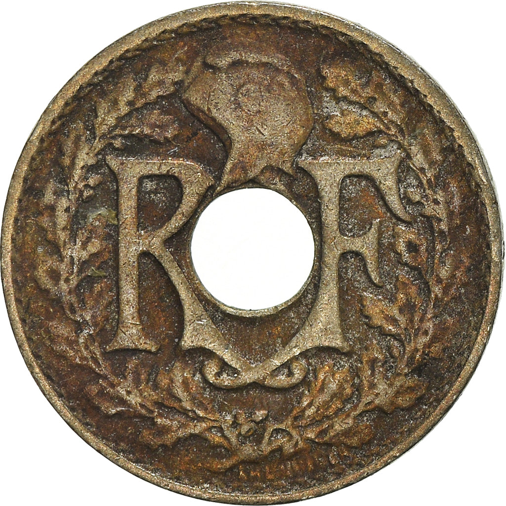 Moeda, França, 5 Centimes, 1921
