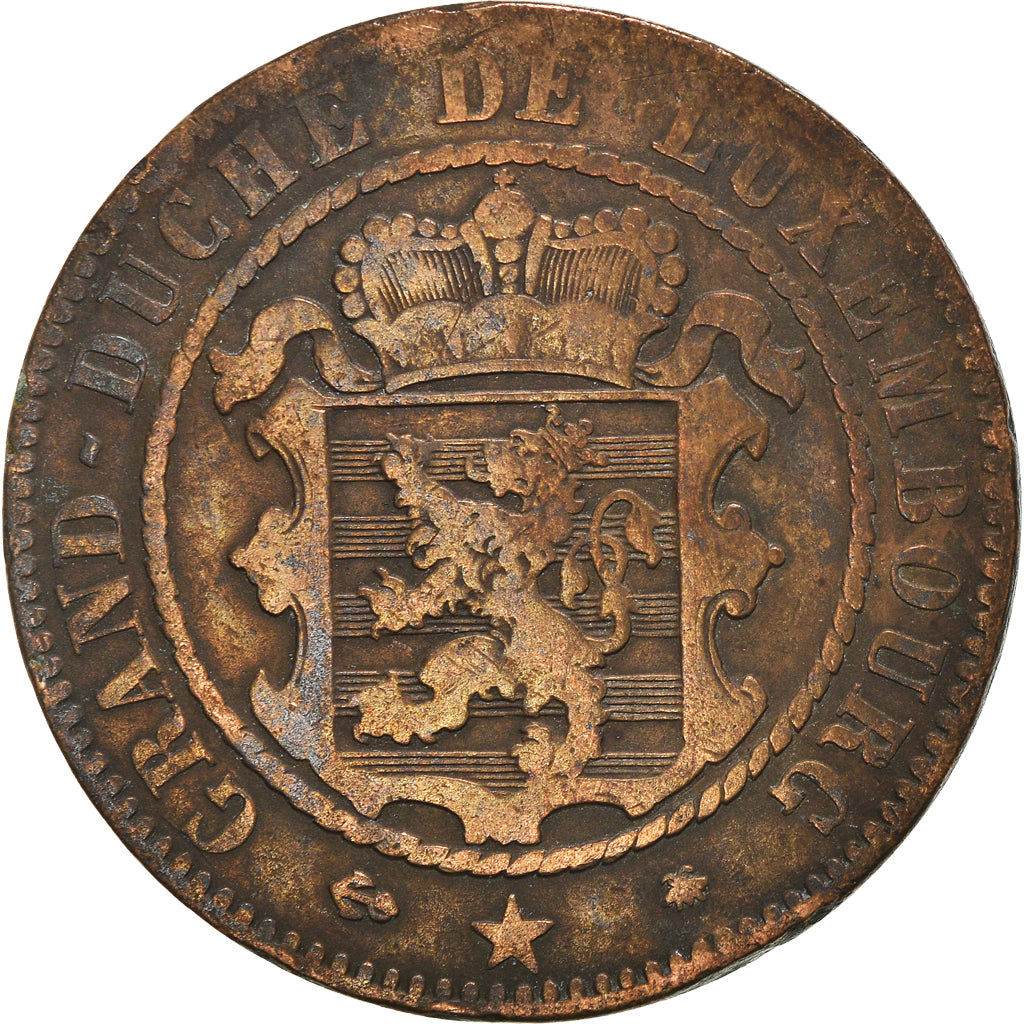 Coin, Luxembourg, 10 Centimes, 1865
