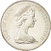 Isle of Man, Elizabeth II, Crown, 1977, Pobjoy Mint, AU(55-58), Silver, KM:41a