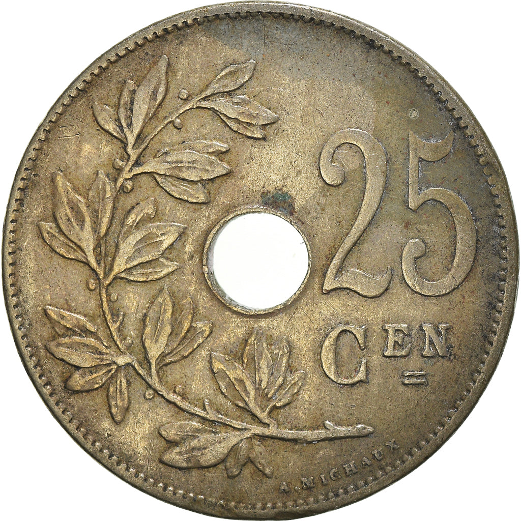 Moneta, Belgio, 25 Centimes, 1926