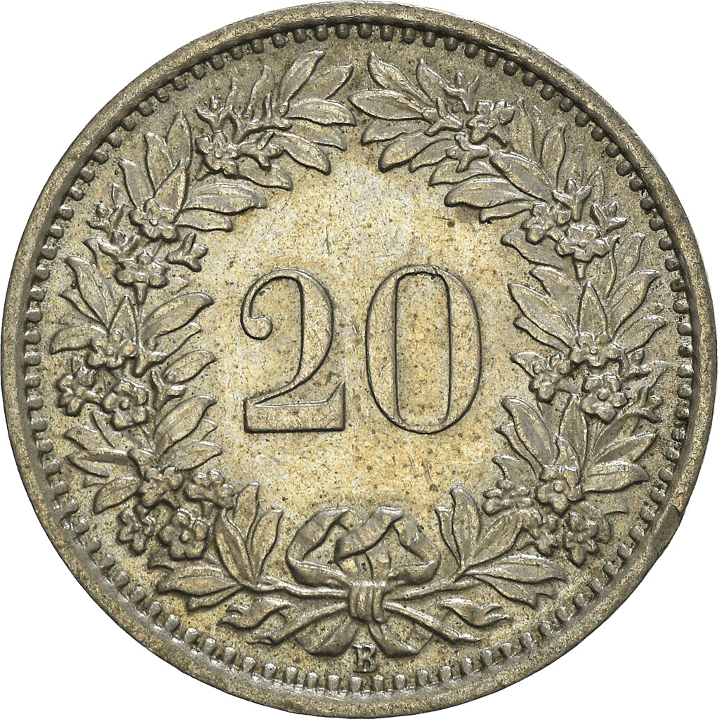 Coin, Switzerland, 20 Rappen, 1969