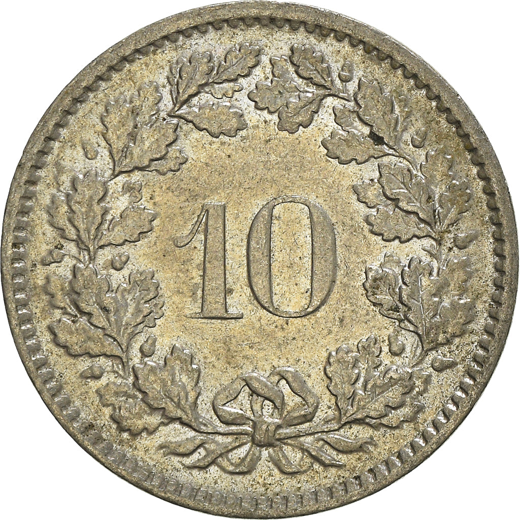 Moneta, Svizzera, 10 Rappen, 1970