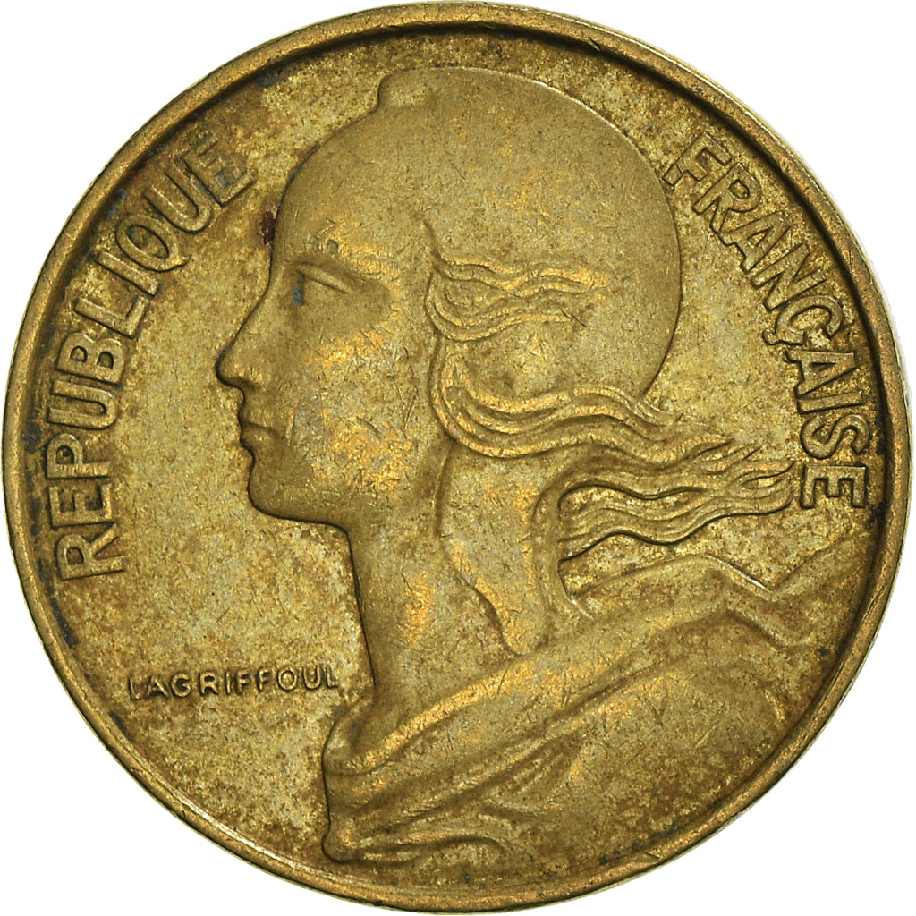 Munten, Frankrijk, 10 Centimes, 1967
