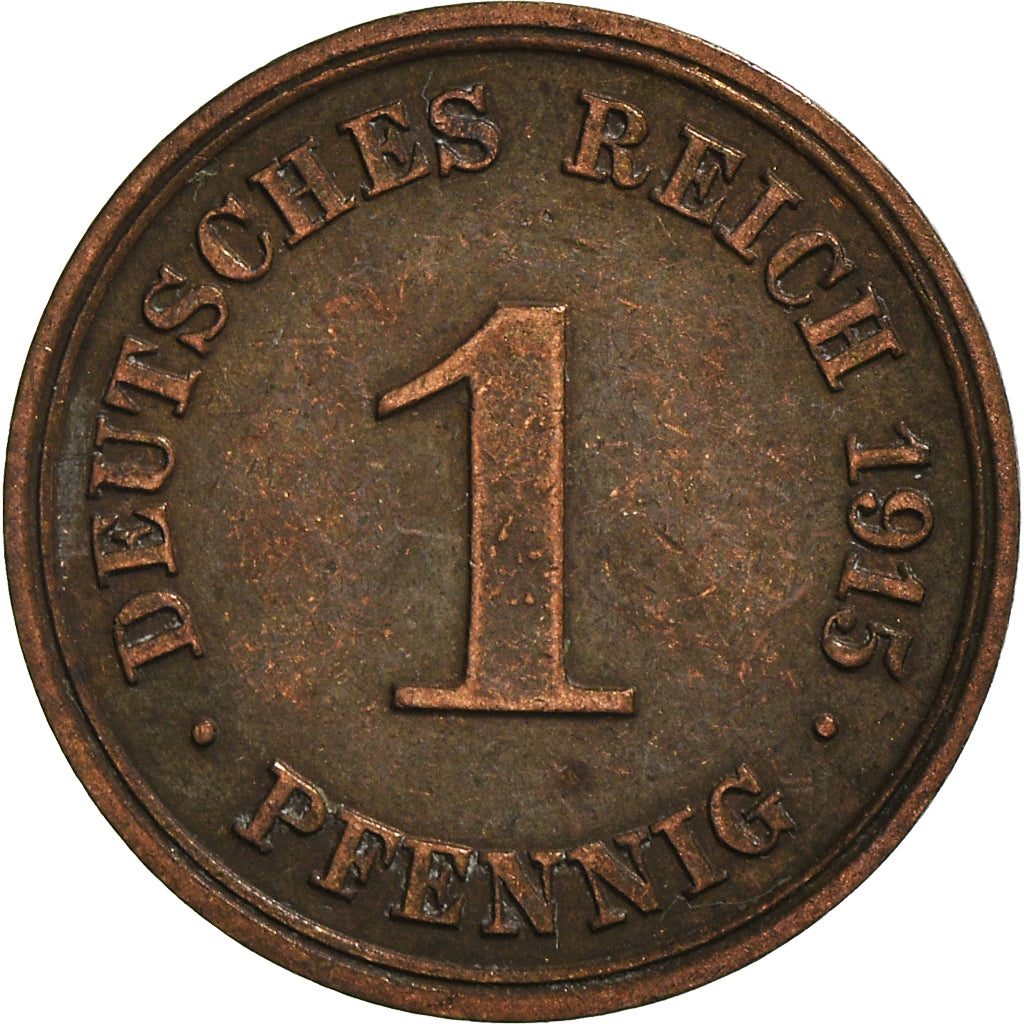 Coin, GERMANY - EMPIRE, Pfennig, 1915