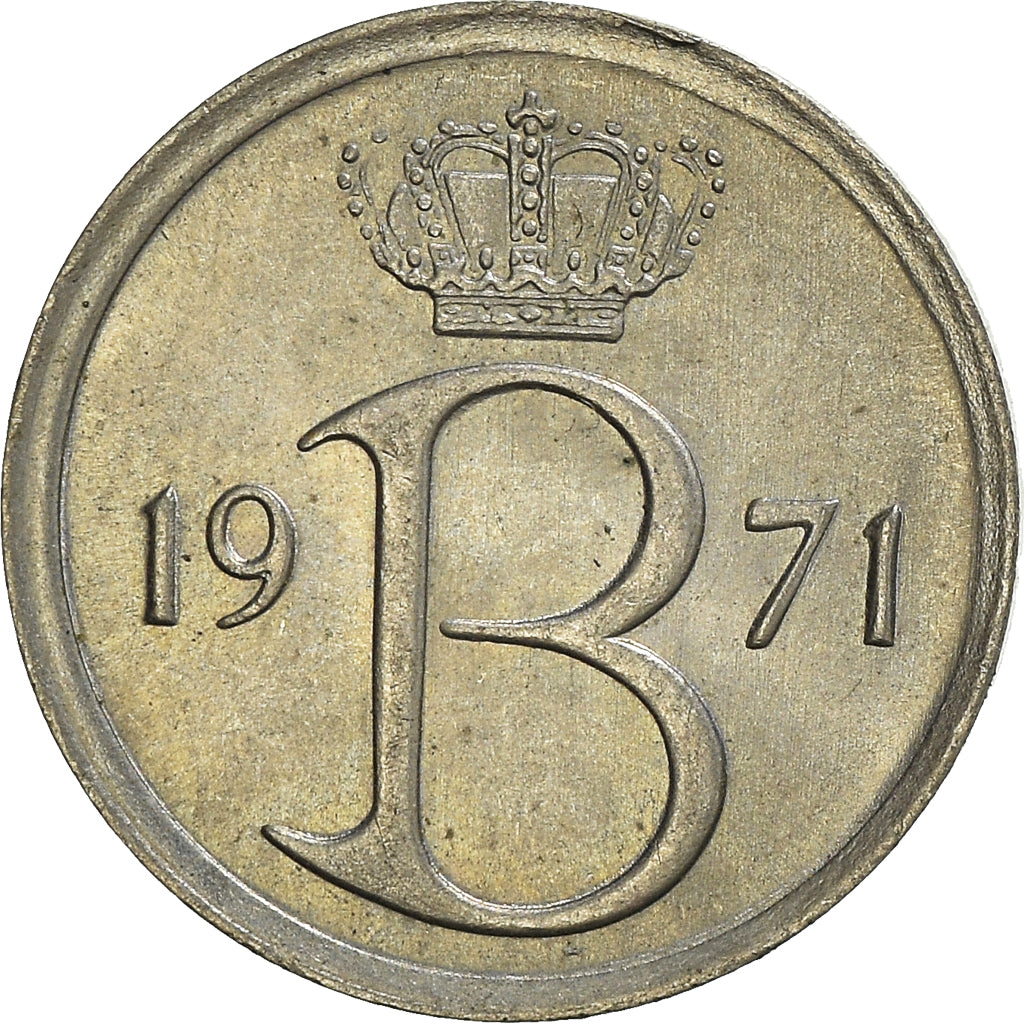 Monnaie, Belgique, 25 Centimes, 1971
