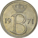 Monnaie, Belgique, 25 Centimes, 1971