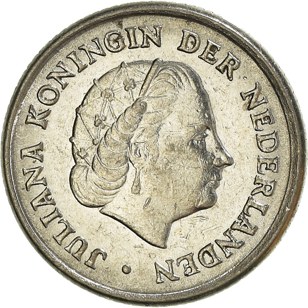 Münze, Niederlande, 10 Cents, 1966