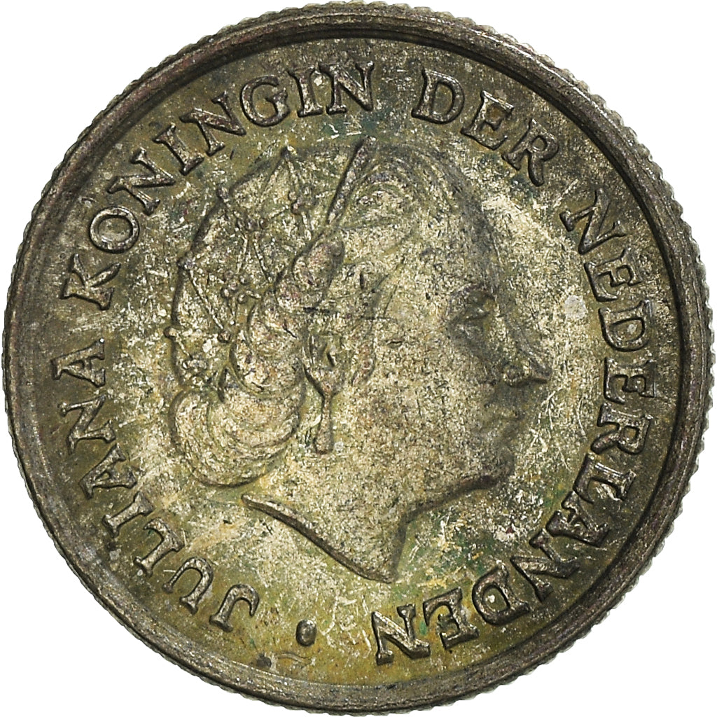 Münze, Niederlande, 10 Cents, 1963