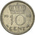 Moneta, Holandia, 10 Cents, 1948