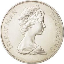 Coin, Isle of Man, Elizabeth II, Crown, 1977, Pobjoy Mint, MS(63), Silver