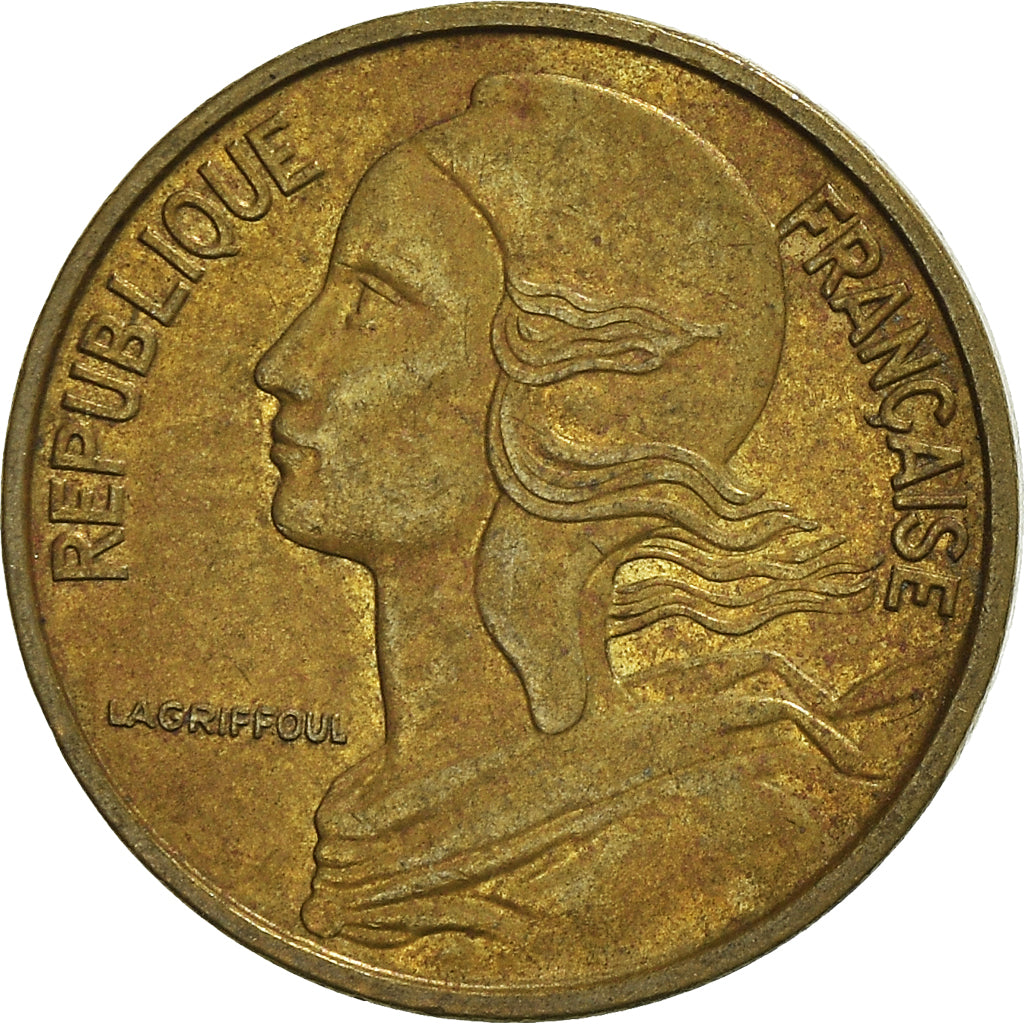 Moeda, França, 5 Centimes, 1966