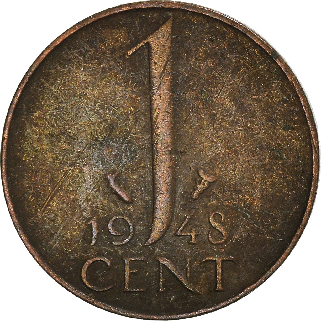 Coin, Netherlands, Cent, 1948