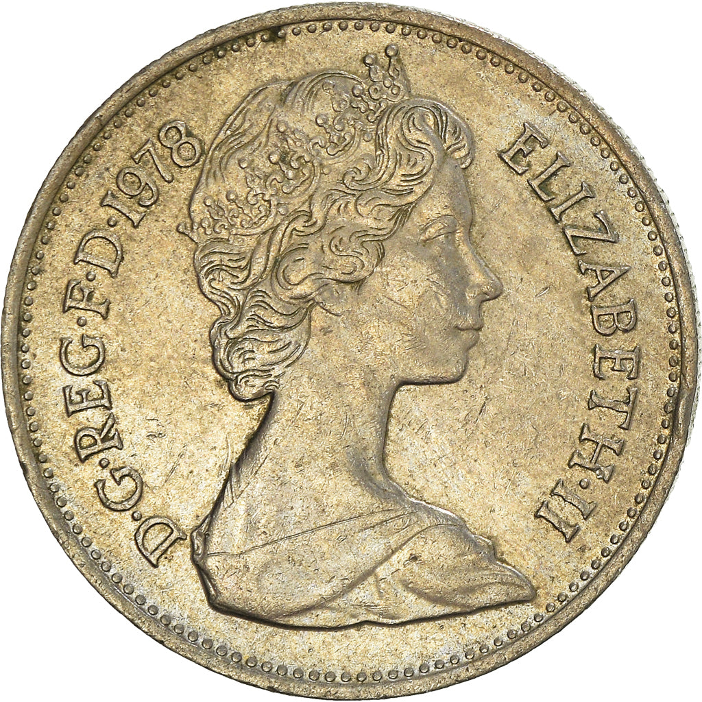 Moneda, Gran Bretaña, 5 New Pence, 1978
