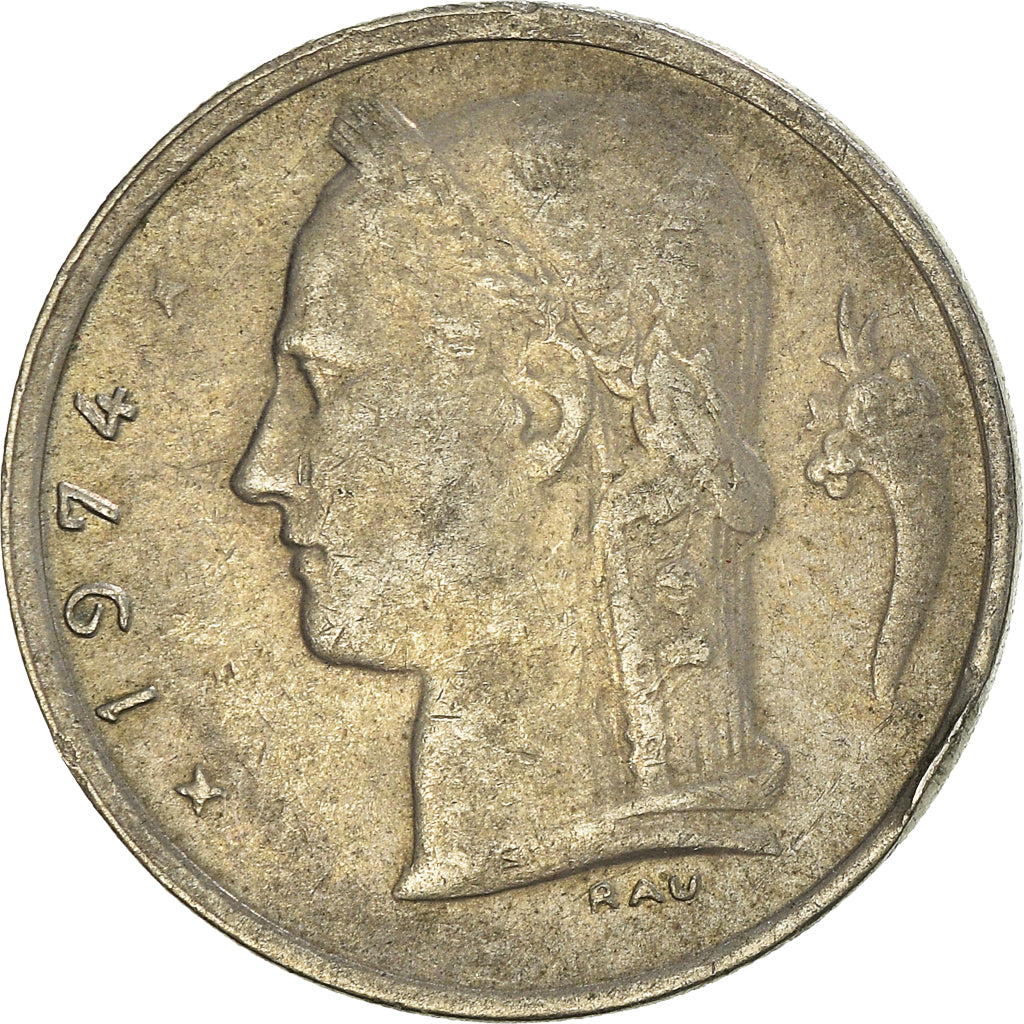 Moneta, Belgia, Franc, 1974