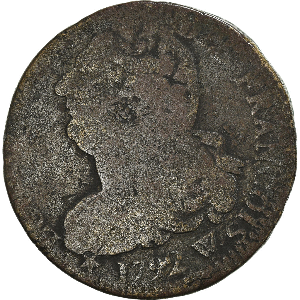 Coin, France, 2 Sols, 1792