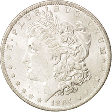United States, Morgan Dollar, 1884, New Orleans, MS(60-62), Silver, KM:110