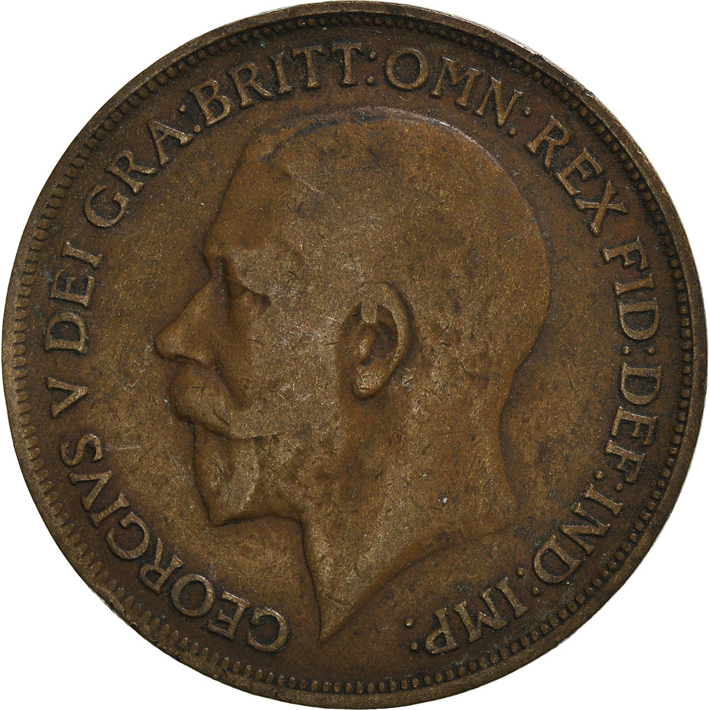 Monnaie, Grande-Bretagne, Penny, 1916