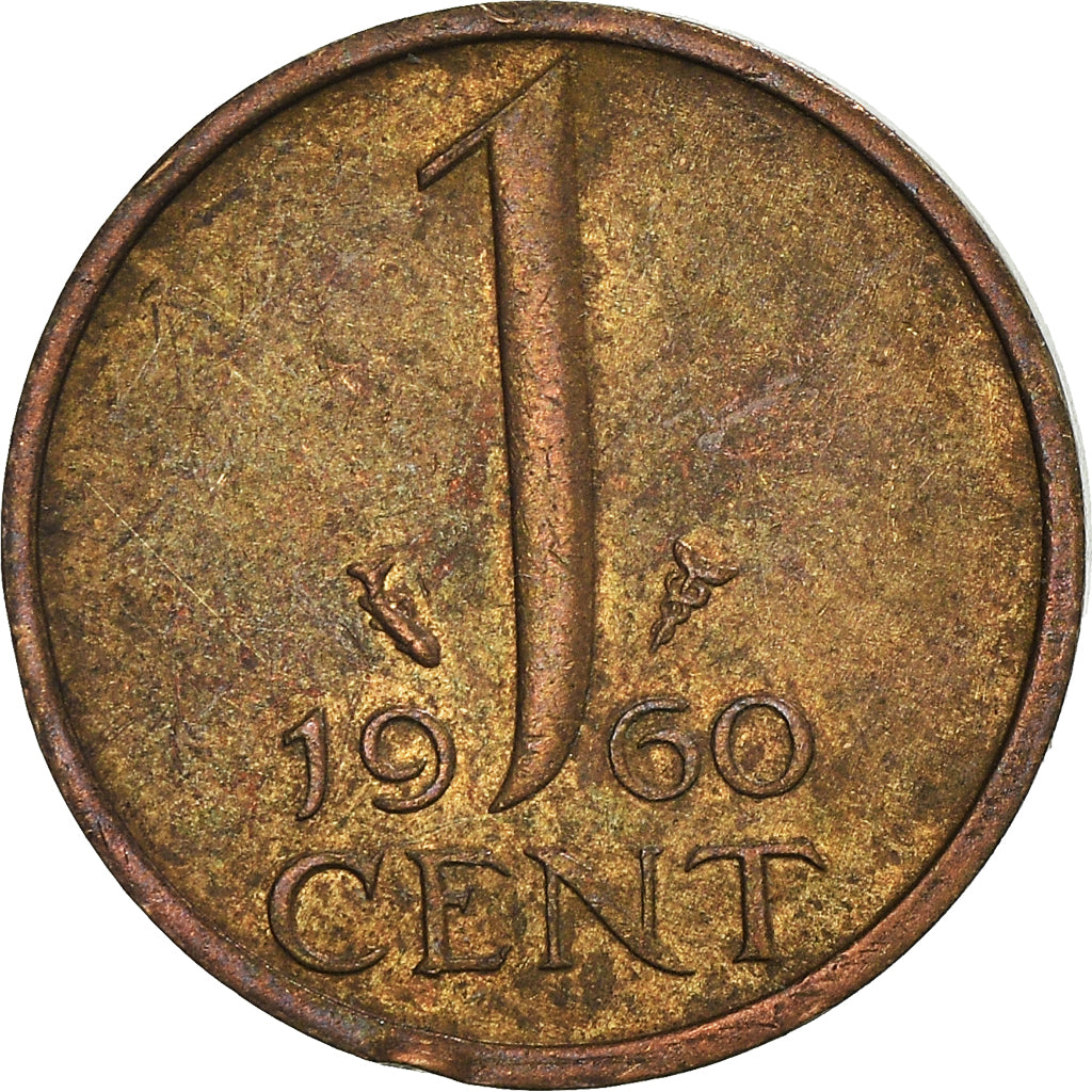 Münze, Niederlande, Cent, 1960