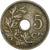 Munten, België, 5 Centimes, 1914
