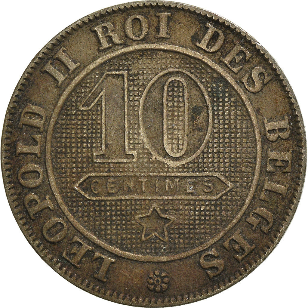 Coin, Belgium, 10 Centimes, 1894