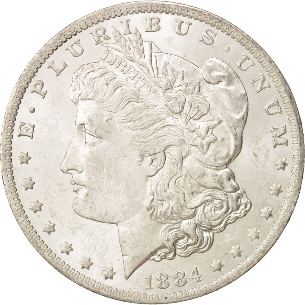 United States, Morgan Dollar, 1884, New Orleans, MS(60-62), Silver, KM:110