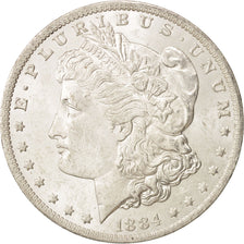 United States, Morgan Dollar, 1884, New Orleans, MS(60-62), Silver, KM:110