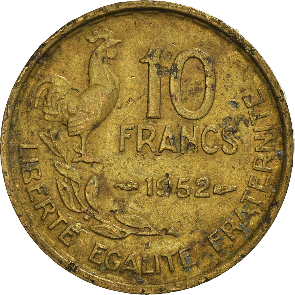 Coin, France, 10 Francs, 1952