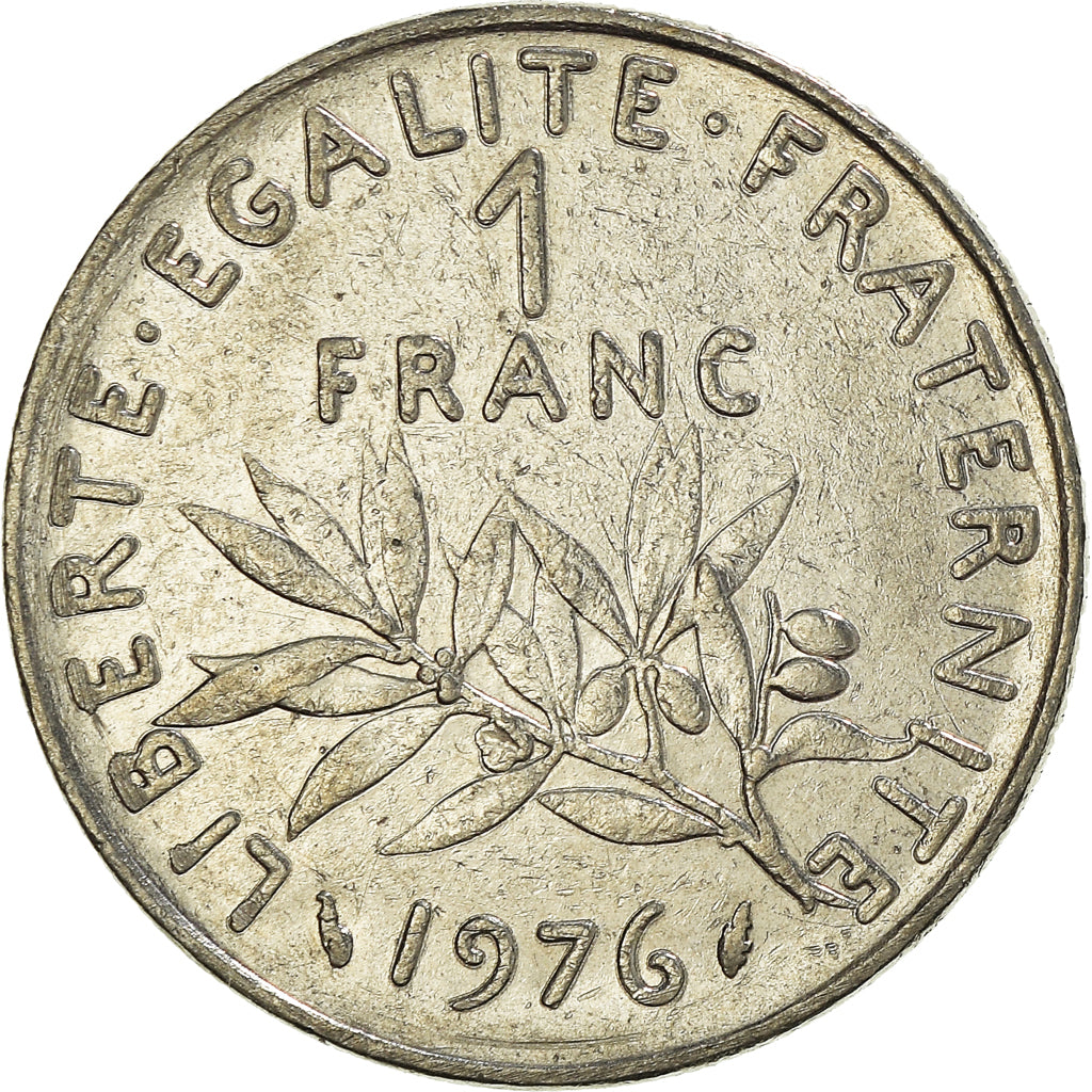 Moneta, Francia, Franc, 1976